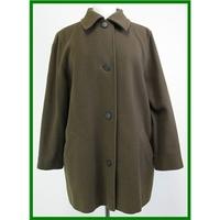 vintage daks size 14 khaki green casual coat