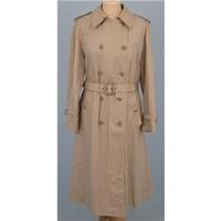 Vintage 80s St Michael Size 14 beige trenchcoat