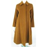 Vintage 1980\'s Size 14 Burberrys Light brown Alpaca Long Coat
