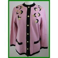 Vintage Belmonde - Size: 14 - Pink - Cardigan