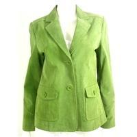 vintage unbranded size 12 pastel apple green suede jacket