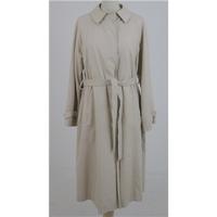 Vintage 60s Aquascutum Size 14 gold/cream raincoat