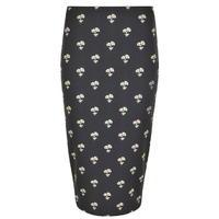 VICTORIA BECKHAM Daisy Print Pencil Skirt