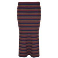 victoria beckham flared midi skirt