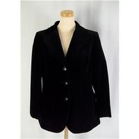 vintage 80s hamells size 18 black velvet jacket