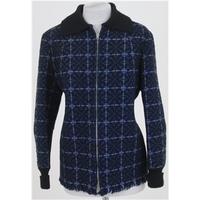 vintage size m blue black woven jacket