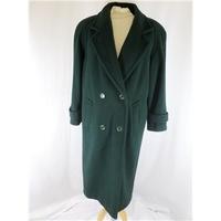 vintage owenlewiss size 14 green wool cashmere blend coat