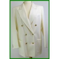 vintage marks spencer size 14 cream jacket