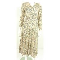vintage 1980s laura ashley size 10 long floral sun dress