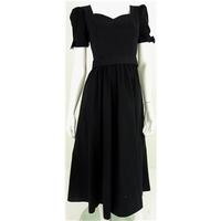 Vintage 1980\'s Laura Ashley size 10 dark navy cotton dress