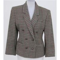 Vintage 80\'s St Michael, size 10 brown check jacket