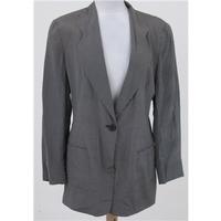 vintage mani size 10 black white silk jacket