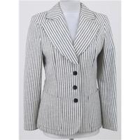 Vintage Gil Bret, size S cream & black striped jacket