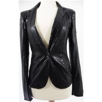 Vila Size XS Black Sequin Jacket.