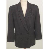 Vintage 80\'s, St Michael, size 14, grey checked blazer