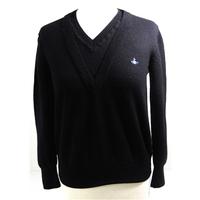 Vivienne Westwood Size L High Quality Soft and Luxurious Wool Blend Black Jumper