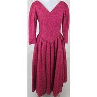 Vintage 80s Laura Ashley, size 12 pink party dress