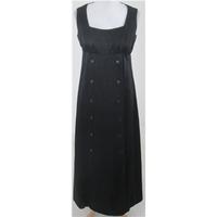 Vintage 60\'s Louis Feraud, size 14 black evening dress