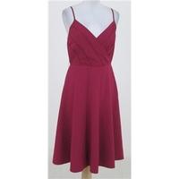 vila clothes size m red summer dress