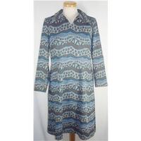 Vintage Wyndale size 16 blue and brown dress