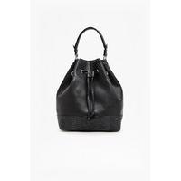 Viper Faux Leather Bucket Bag