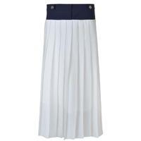 victoria by victoria beckham soft crepe pleated skirt