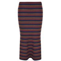 victoria beckham flared midi skirt