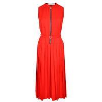 VICTORIA BECKHAM Zip Down Pleated Dress