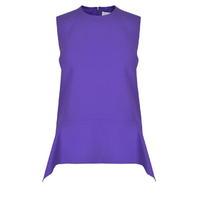 victoria by victoria beckham sleeveless drape top