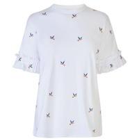 VICTORIA BY VICTORIA BECKHAM Hummingbird Frill Top