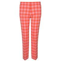 victoria by victoria beckham acid gingham trousers