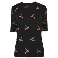 victoria by victoria beckham hummingbird print blouse