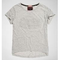 vintage logo embossed bf tee