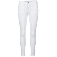 Vila VICRUSH 7/9 women\'s Cropped trousers in white