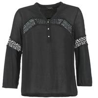 vila visyra womens blouse in black