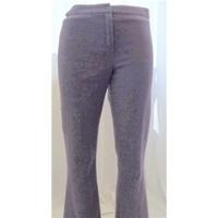 Vintage Style Small Purple Woolen Blend Trousers