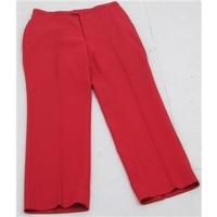 Vintage 80\'s Bogner size 16 red trousers