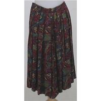 vintage 80s st michael size 14 multi coloured culottes