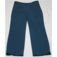 Vintage 1960\'s Jaeger W34/L30 petrol blue wool trousers