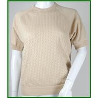 vintage trevira size 16 warm beige sweater