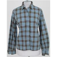 Vintage 70\'s St Michael, size 14 blue & green checked shirt