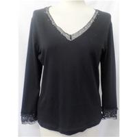 Viz-a-Viz - Size: 12 - Black - Long sleeved shirt