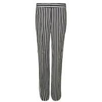 VICTORIA BY VICTORIA BECKHAM Wide Leg Stripe Trousers