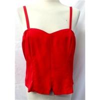 Vintage: Classic by Freemans - Size: 16 - Red - Bustier