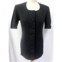 vintage st michael size 8 black short sleeved top