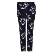 VICTORIA BECKHAM Floral Slim Leg Trousers