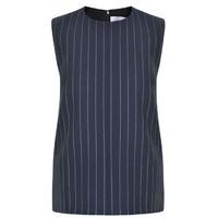 VICTORIA BY VICTORIA BECKHAM Striped Sleeveless Top