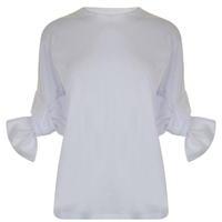 VICTORIA BY VICTORIA BECKHAM Bow Cuff T Shirt