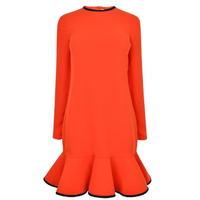 VICTORIA BY VICTORIA BECKHAM Flounce Hem Dress