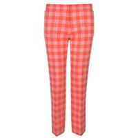 victoria by victoria beckham acid gingham trousers